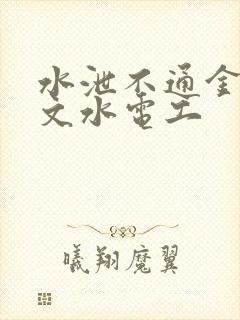 水泄不通金银原文水电工