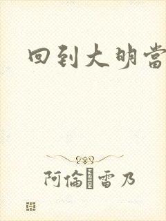 回到大明当才子