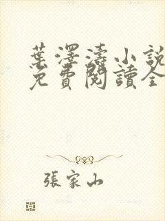 叶泽涛小说全文免费阅读全文