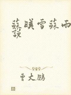 苏映雪苏雨柔小说