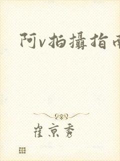阿v拍摄指南