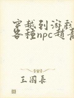 穿越到游戏里和各种npc赵青蔓