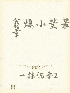 翁熄小莹最新节章