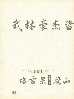 武林豪杰皆我奴