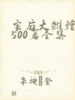 家庭大杂烩小说500篇全集