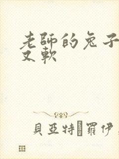 老师的兔子又大又软