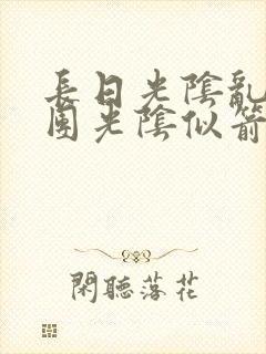 长日光阴乱作一团光阴似箭免费阅读