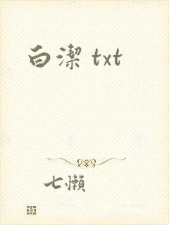 白洁 txt