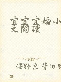 宜室宜婚小说全文阅读