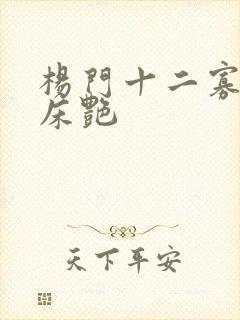 杨门十二寡妇肉床艳