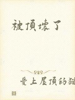被顶坏了