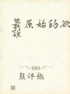 最原始的欲望小说