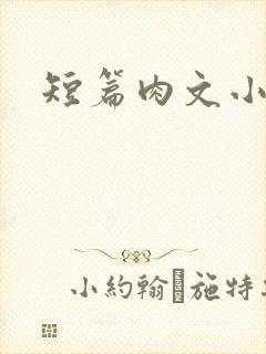 短篇肉文小说
