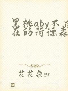 黑桃aby不存在的荷德森笔趣阁