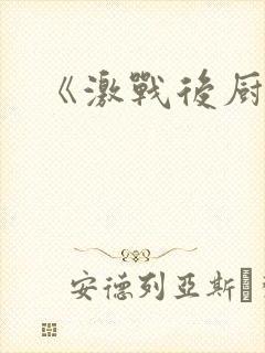 《激战后厨6》封面