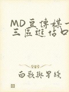 MD豆传媒一二三区进站口