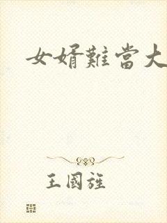 女婿难当大结局