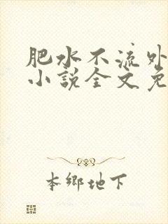 肥水不流外人田小说全文免费阅读1