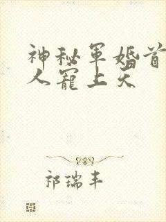 神秘军婚首长大人宠上天