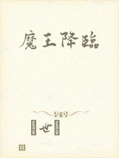 《魔王降临》小说封面