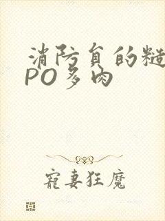 消防员的糙汉文PO多肉