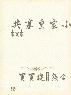 共享皇家小公主txt