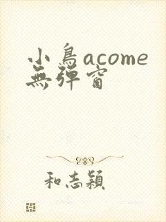 小鸟acome无弹窗