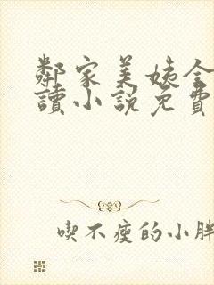 邻家美姨全文阅读小说免费