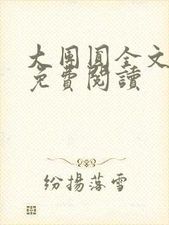 大团圆全文完整免费阅读