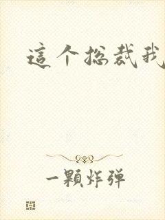 这个总裁我要了