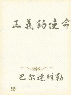 正义的使命小说