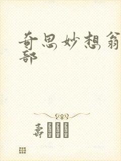 奇思妙想翁十三部