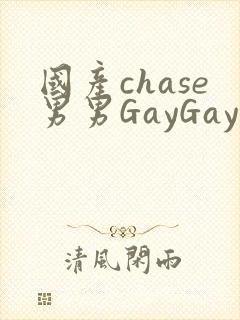 国产chase男男GayGay