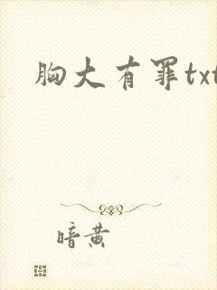 胸大有罪txt
