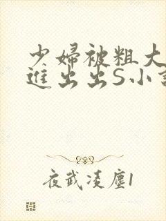 少妇被粗大猛进进出出S小说