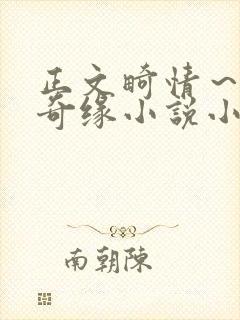 正文畸情～内裤奇缘小说小茹