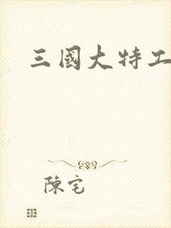 三国大特工