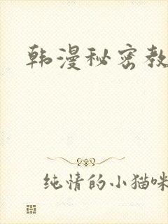 韩漫秘密教学