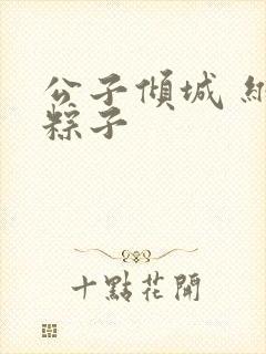 公子倾城 维和粽子