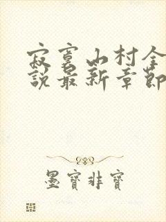 寂寞山村全部小说最新章节