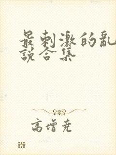 最刺激的乱惀小说合集