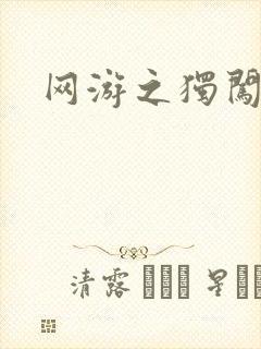 网游之独闯天涯