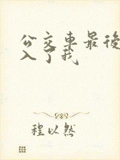 公交车最后一排入了我