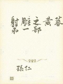 射雕之黄蓉新传第一部