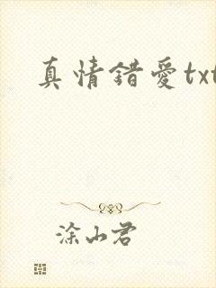 真情错爱txt