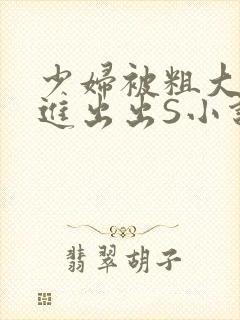 少妇被粗大猛进进出出S小说