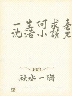 一生何求秦菲雪沈浩小说免费阅读全文笔趣阁