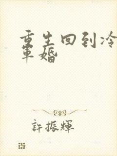 重生回到冷战前军婚