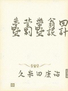 梦莹带翁回乡别墅别墅设计