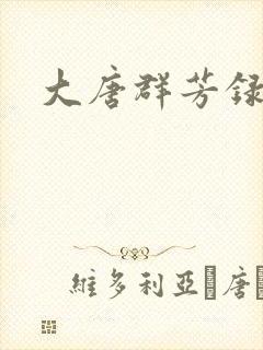 大唐群芳录